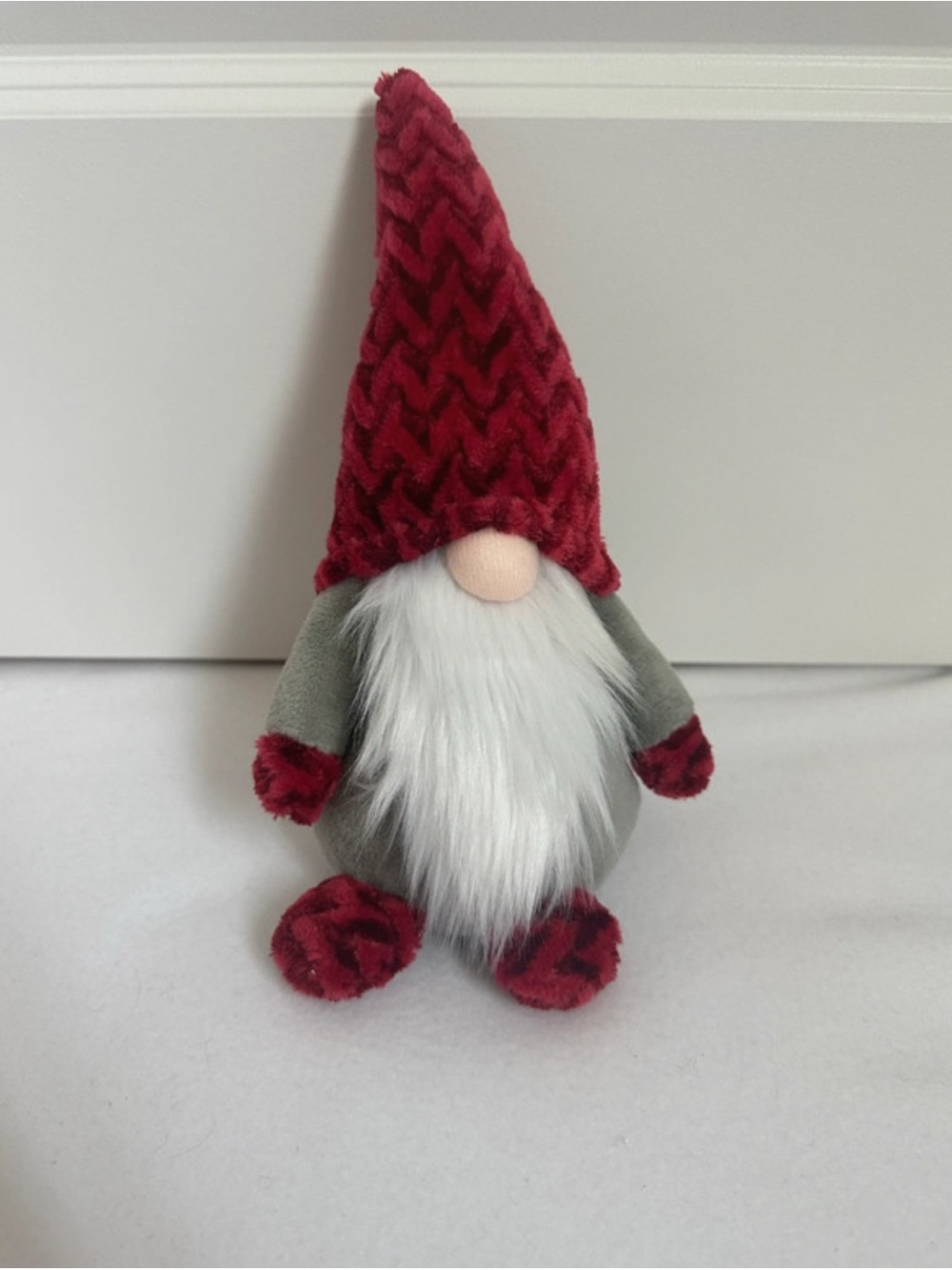 Source Unknown Red-Hat Gnome with Gray Body and White Beard